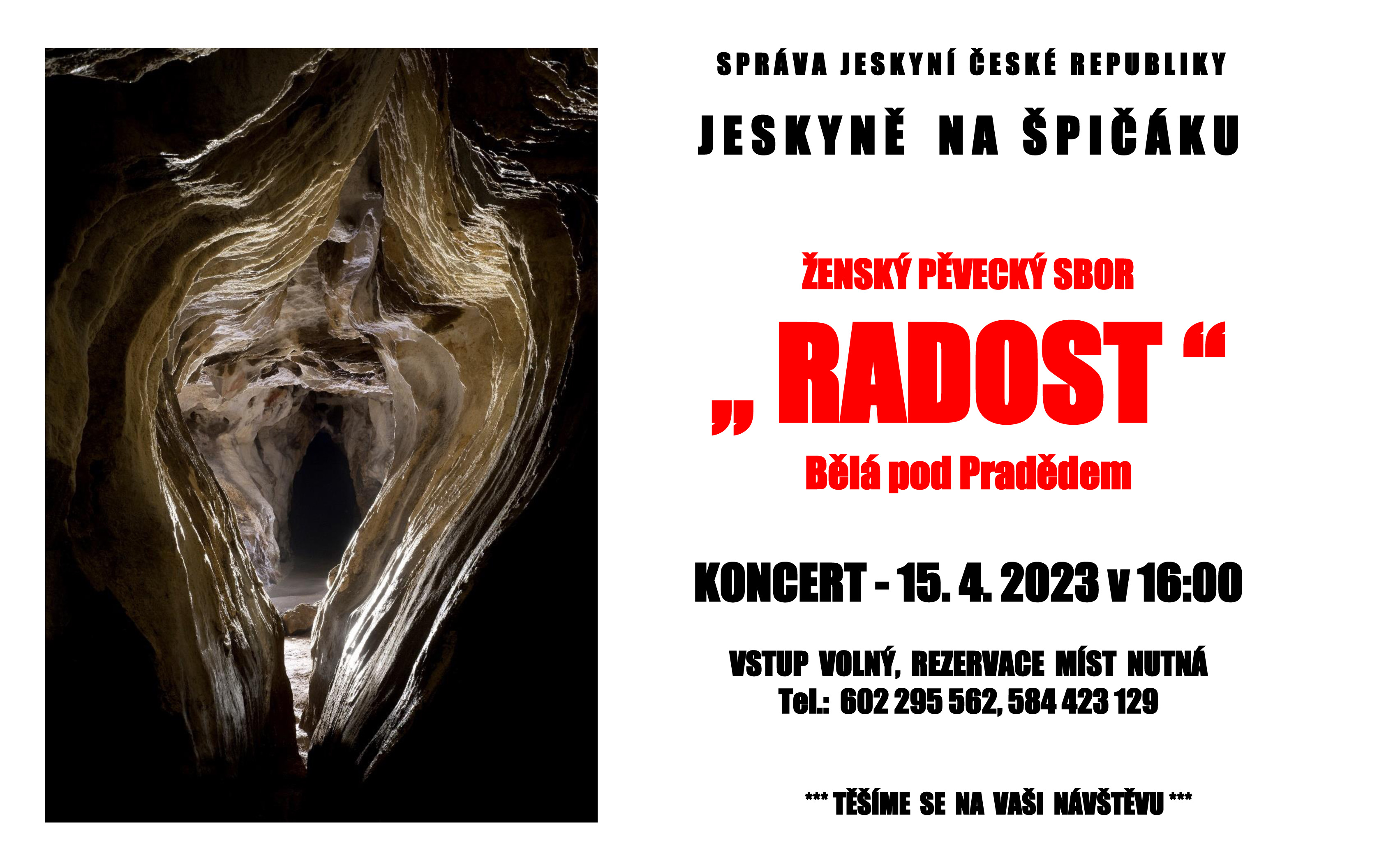 Sbor Radost - koncert 15. 4. 2023